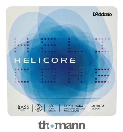 Daddario HH611-3/4M Helicore Bass G Med