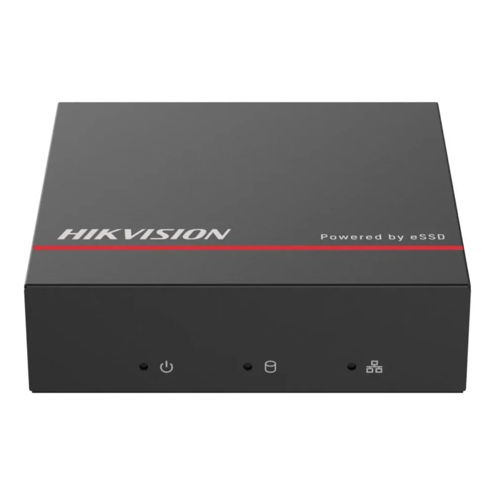 Gravador NVR Hikvision SSD 4 Canais 4MP PoE Preto - DS-E04NI-Q1(SSD 1T)