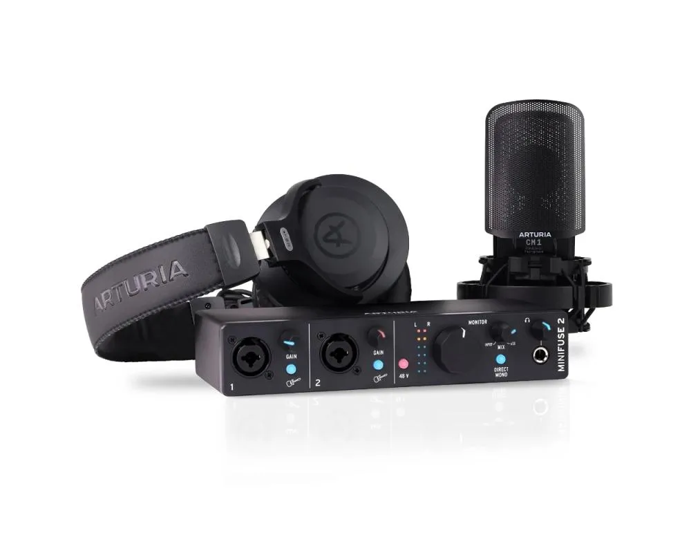 Arturia MiniFuse Recording Pack Black