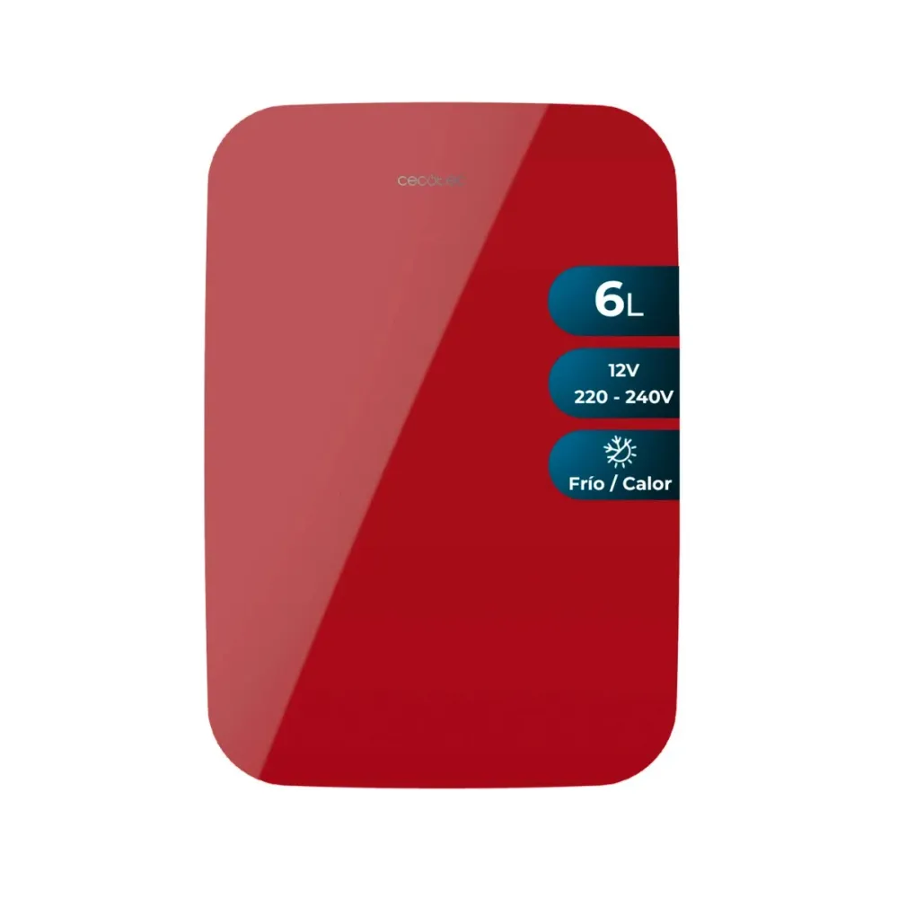 Mini Frigorífico Cecotec Bolero Bahamas 6L Vermelho - 02697