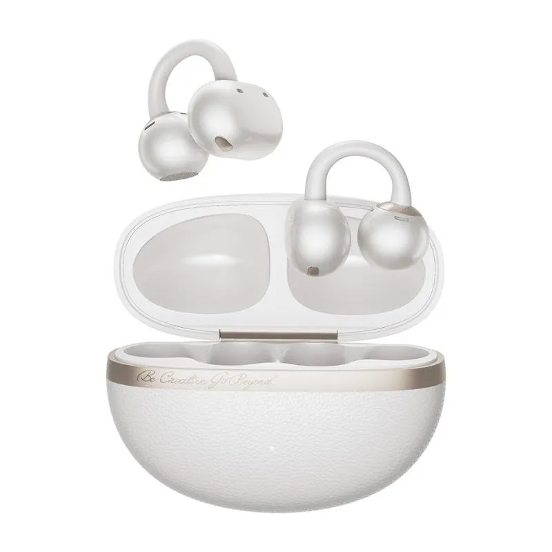 Auriculares QCY Crossky C50 Bluetooth 6.0 sem fios desportivos IPX5 brancos