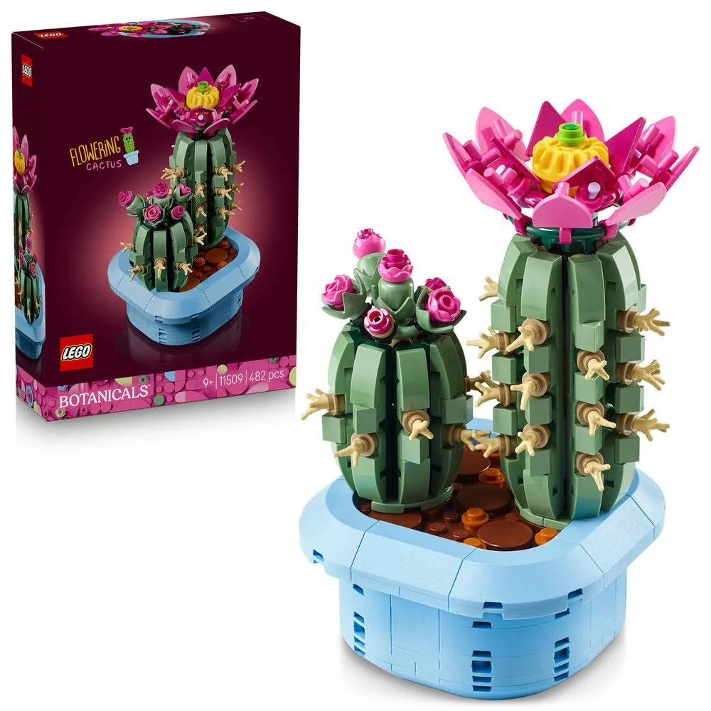 LEGO Botanicals: Cato em Flor | Idades 9+ | 482 Peças | Item 11509