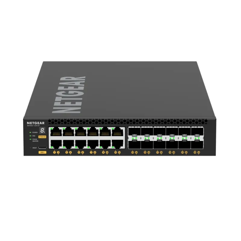 Switch NETGEAR M4350 Series M4350-12X12F L3 Gerenciada 12 x 1/2.5/5/10GBase-T + 12 x SFP+