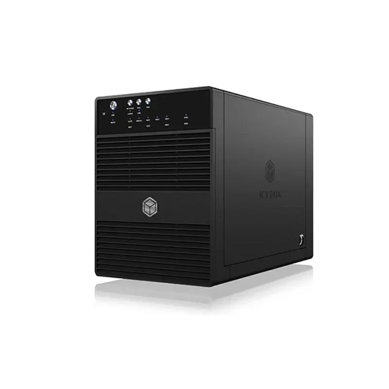 Caja PC ICY BOX IB-3640SU3 3.5 Alu Preto USB 3.2 Gen 1 RAID eSATA