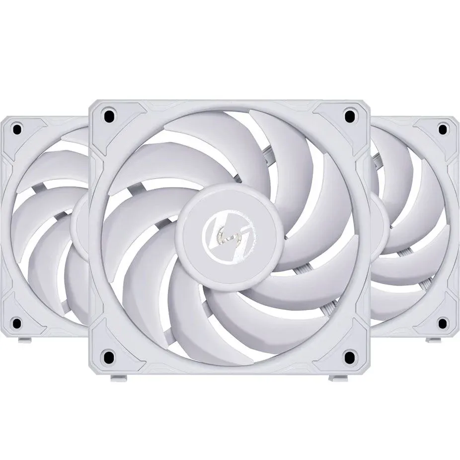 Ventoinha Lian Li UNI P28 PWM Branco 120mm (Pack 3)