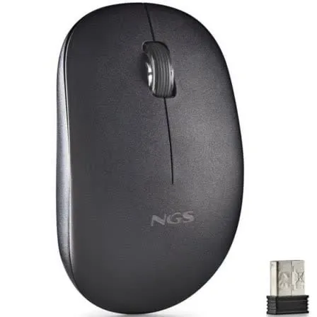 Rato RF Wireless Ótico FOG PRO 1000DPI (Preto) - NGS