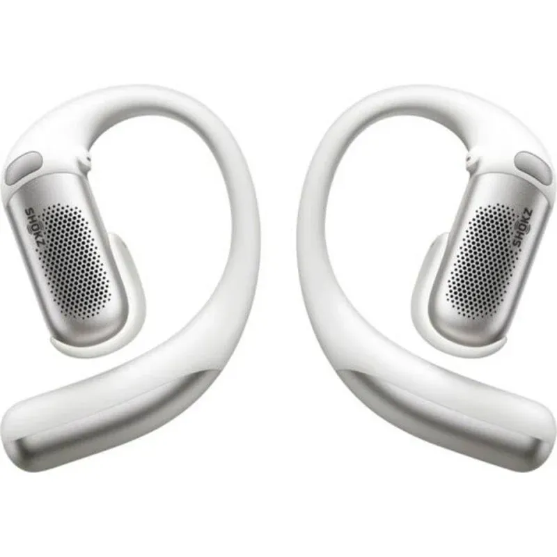 Auriculares Shokz OpenFit Pro sem fios Bluetooth com Cancelamento de Ruído, Dolby Atmos, branco