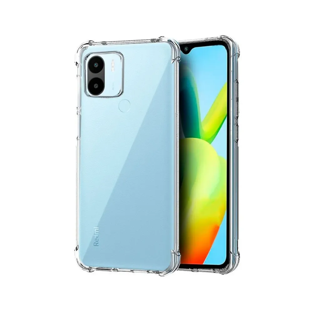 Silicone Reforçado Xiaomi Redmi A1/A2 Transparente