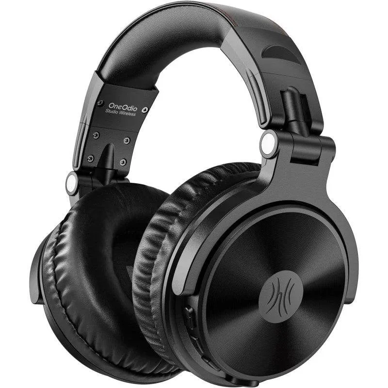 Auriculares OneOdio Bluetooth com fio, microfone, 110 horas de autonomia, dobráveis