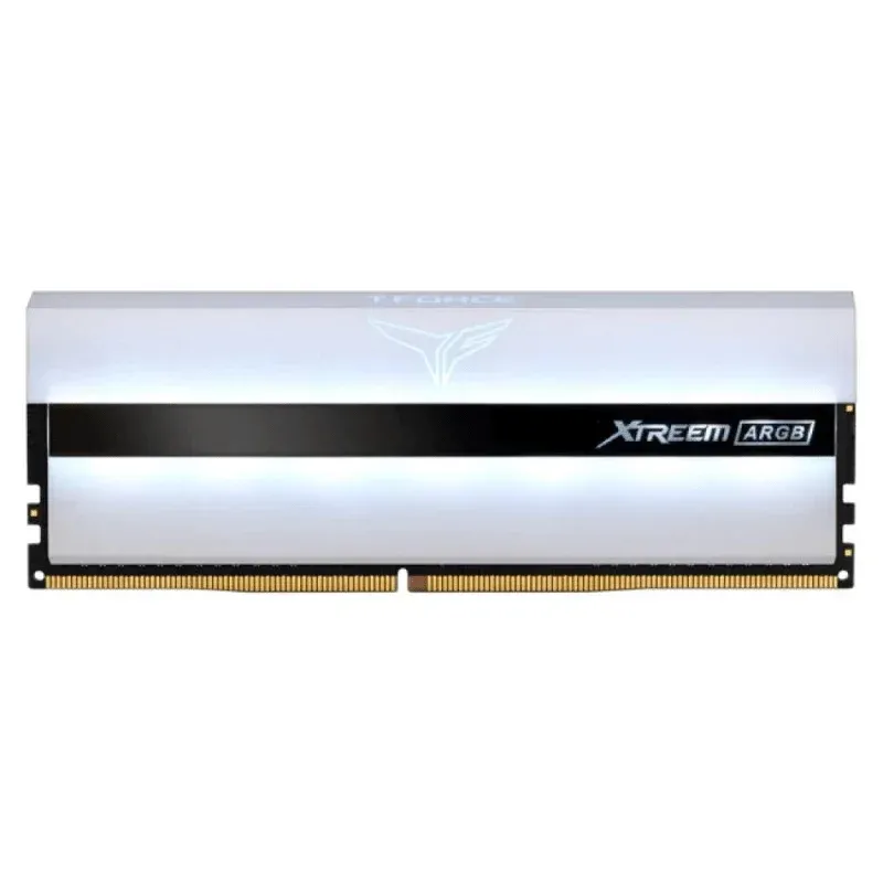 Memória Ram Team Group 32GB (2 x 16GB) DDR4 3200MHz Xtreem ARGB White Mirror CL16