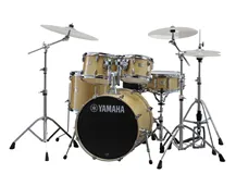Bateria Yamaha Stage Custom Natural SBP0F5 + HW680 Wood