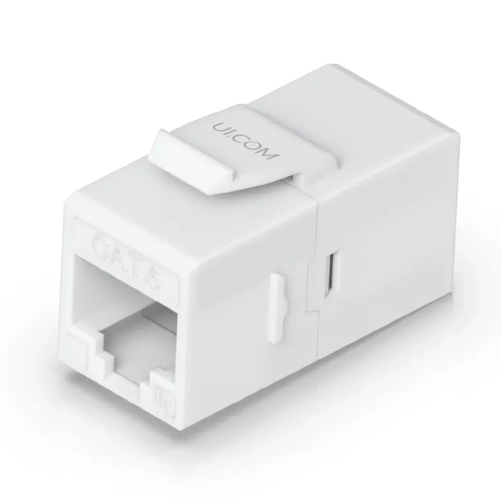 Acoplador Ubiquiti UACC-Keystone-Coupler-C6 - Branco (12 unidades)