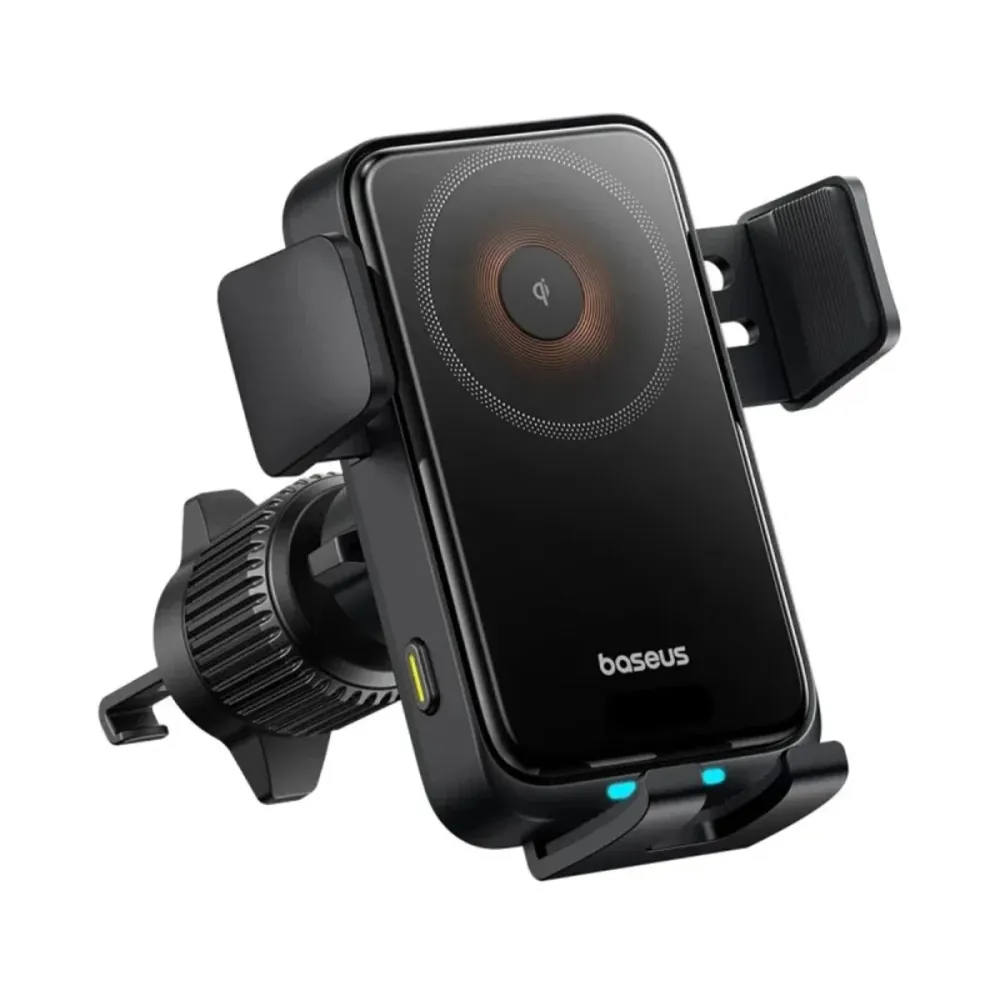 Suporte de Telemóvel Carro Baseus Wisdom Pro Wireless 15W Preto