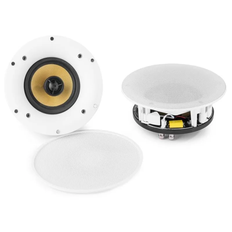 Altavoces Power Dynamics de Teto WiFi Bluetooth 120W Multiroom Controlo Remoto