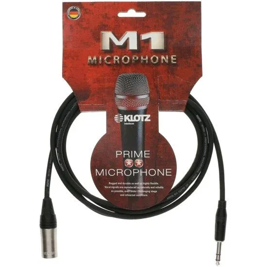 Klotz CABO MICROFONE M1MS1K0300 M1 3m XLR/Jack