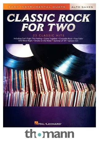 Hal Leonard Classic Rock Two Alto Saxes