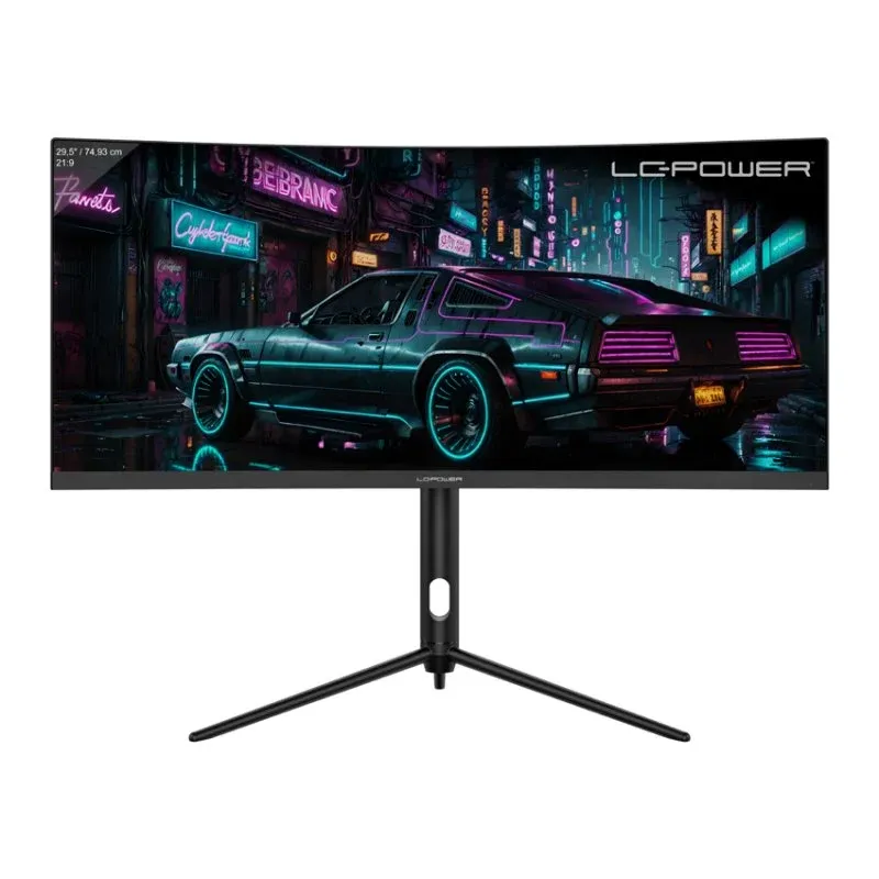 Monitor LC-Power LC-M30UWFC 29.5" LED VA UltraWide FullHD 200Hz FreeSync Curvo