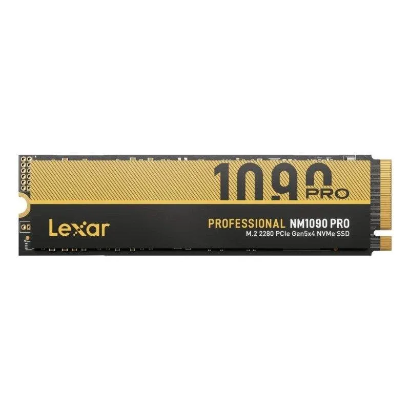 Disco Rígido Lexar Professional NM1090 PRO SSD 1TB M.2 PCIe 5.0 14000MB/s Alto Desempenho