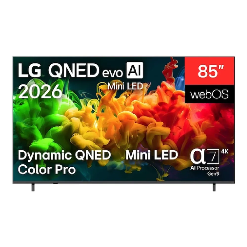 TV LG evo AI (2026) 85" QNED UHD 4K Smart TV - QNED81B6A.AEU