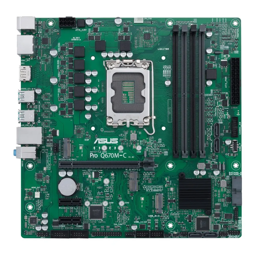 ASUS PRO Q670M-C-CSM Intel Q670 LGA 1700 micro ATX 90MB19E0-M2EAYC