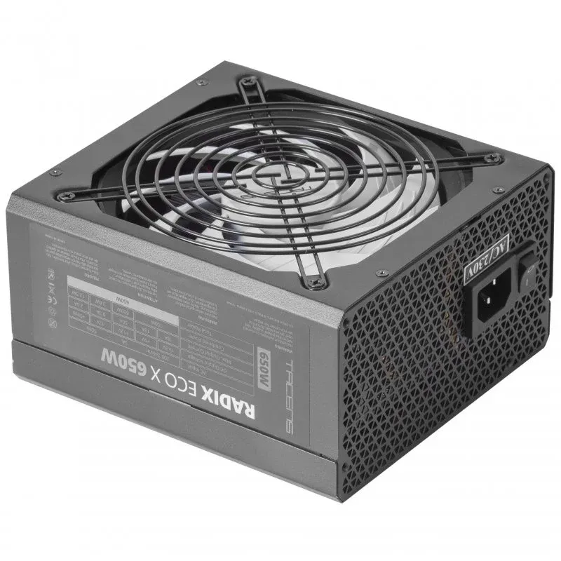 Fonte Alimentação Tacens Radix Eco X 650 650W Fonte de Alimentação