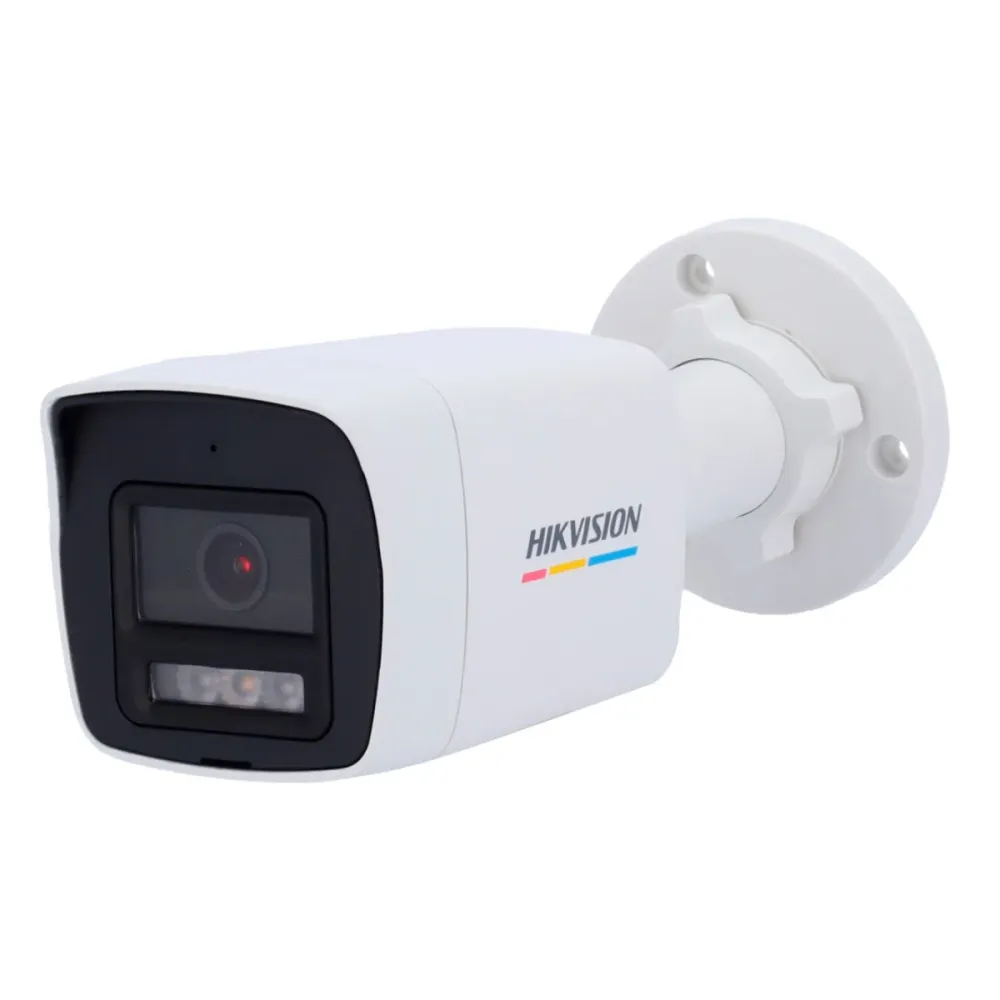 Câmara de Segurança IP Hikvision Value Bullet ColorVu PoE 2MP 4.0mm Exterior IP67 - DS-2CD1027G2H-LIU(4mm)