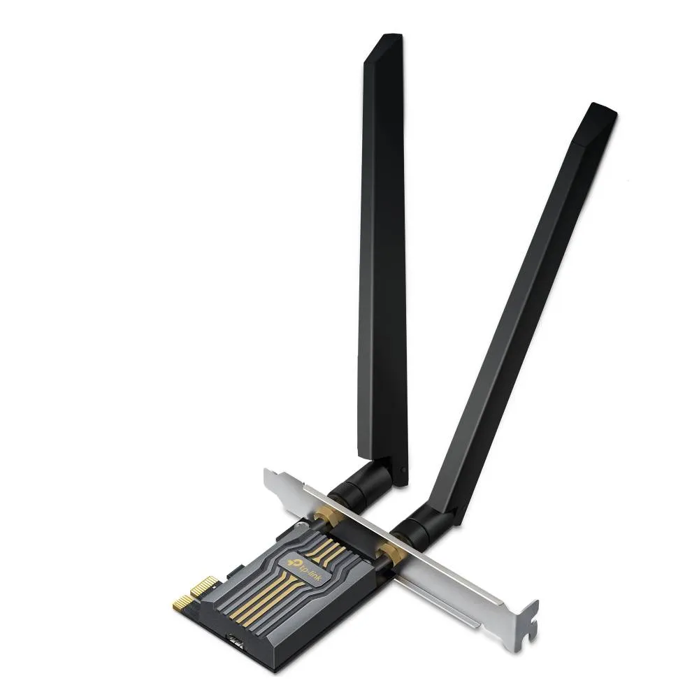 Placa de Rede PCI-Express TP-Link Archer TBE400E Tri-Band Wi-Fi 7 BE6500 + Bluetooth 5.4