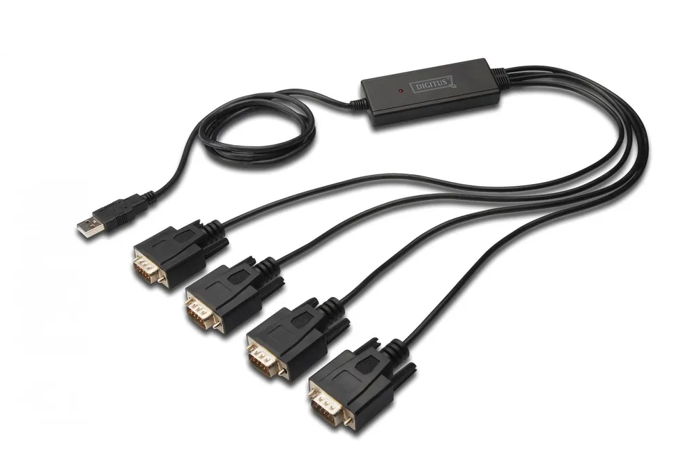 Digitus DA-70159 cabo de série Preto 1,5 m USB Type-A DB-9 DA-70159