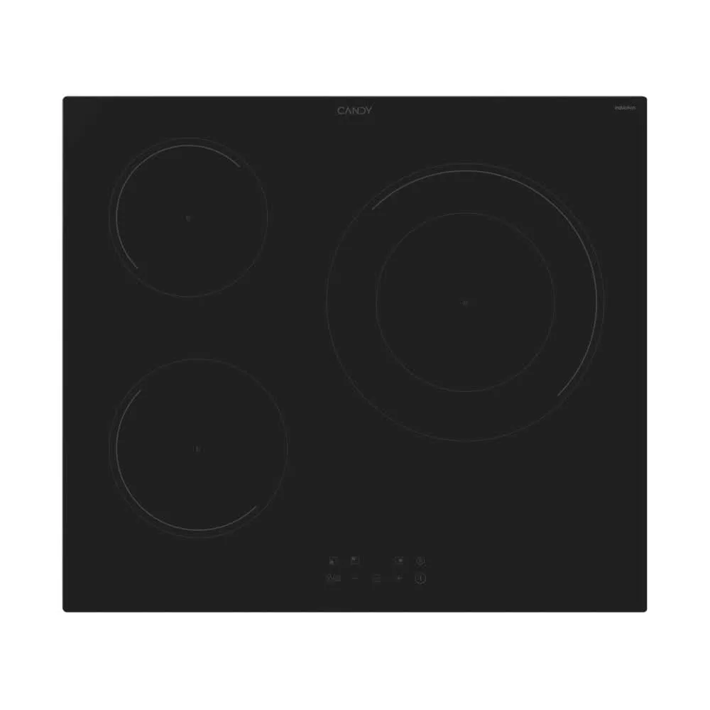 Placa de indução Candy CI633CBB/1 3 zonas Touch Control Vidro Preto 59 cm