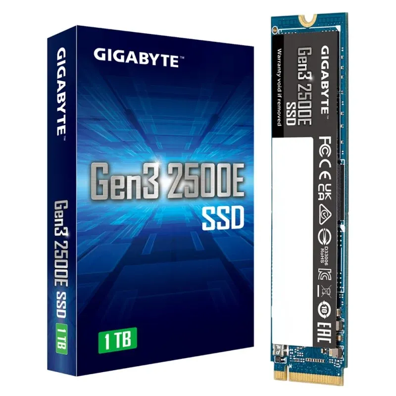Disco Rígido Gigabyte Gen3 2500E SSD 1TB PCIe 3.0x4 NVMe 1.3
