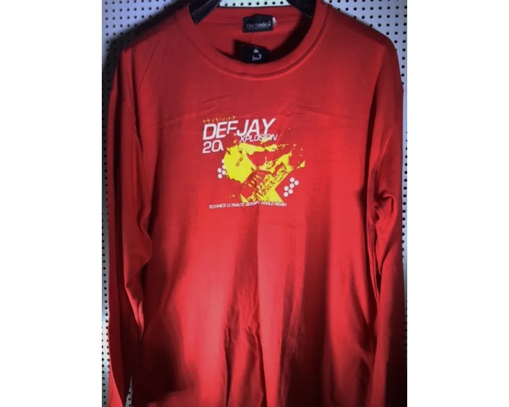 Technics technics sweatshirt - dj xplosion (vermelha L)