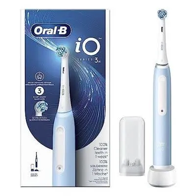 Escova de Dentes Elétrica Oral-B Braun iO Series 3N Azul Claro