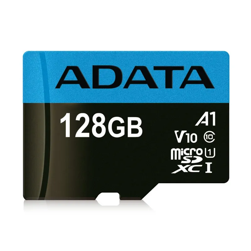 Cartão de Memória MICRO SDXC 128GB U1 CLASS 10 V10 ADATA C/ ADAPTADOR SD