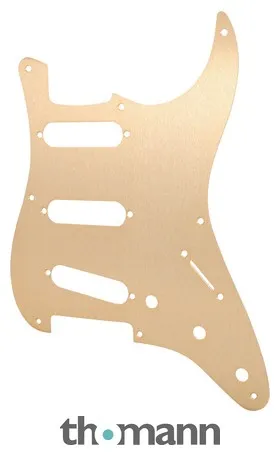 Fender Pickguard SSS Gold Anodized