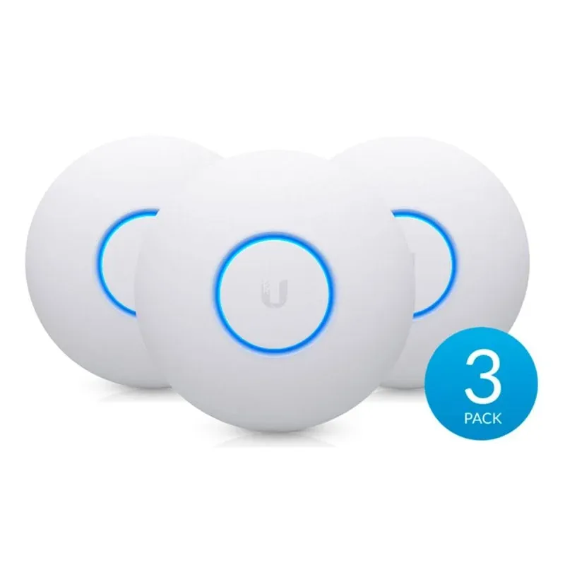 Access Point Ubiquiti Unifi nanoHD PoE Pack 3 Branco (UAP-NANOHD-3)