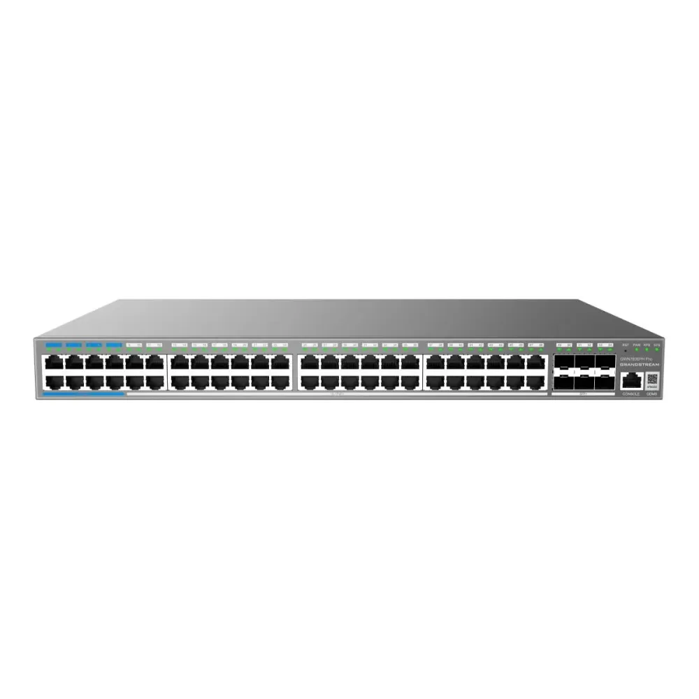 Switch Grandstream GWN7806PH Pro 48 Portas Gigabit PoE++, 6 Portas 10G SFP+