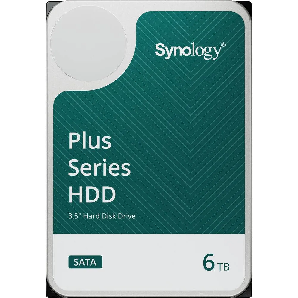 Disco Rígido 3.5 Synology Plus Series HAT3300 6TB 5400RPM 256MB Cache 202MB/s SATA 6Gb/s