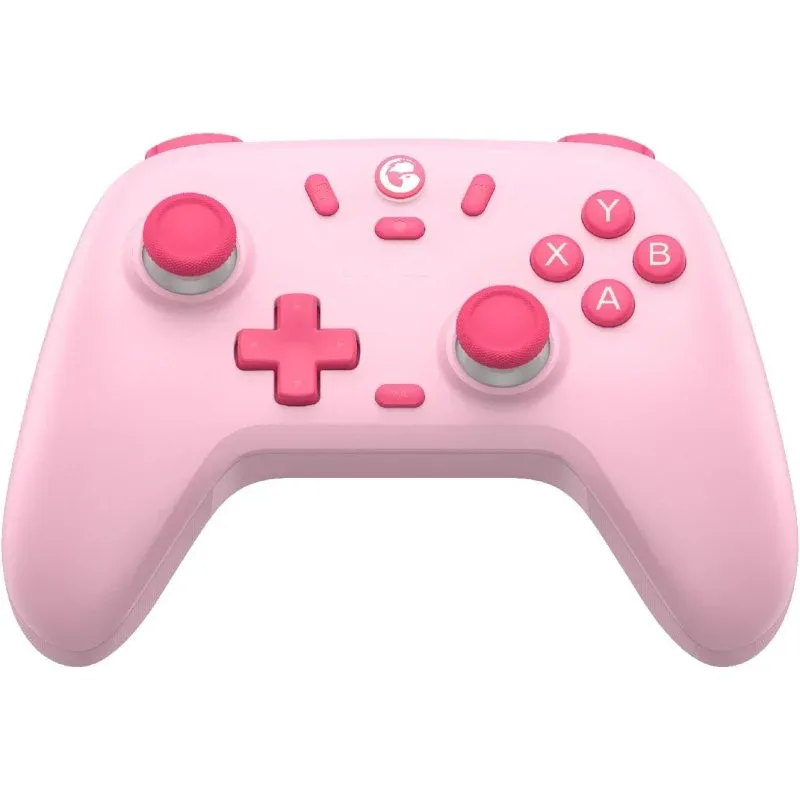 Comando sem fios Gamesir Nova Lite rosa blush com analógicos, efeito Hall e turbo de 20 Hz
