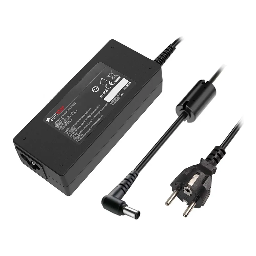 Carregador Compatível Sony 19.5V 4.7A 90W 6.5x4.4mm Preto