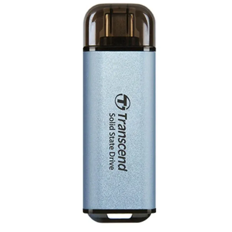 SSD externo Transcend ESD300C 1 TB alumínio azul USB Tipo C