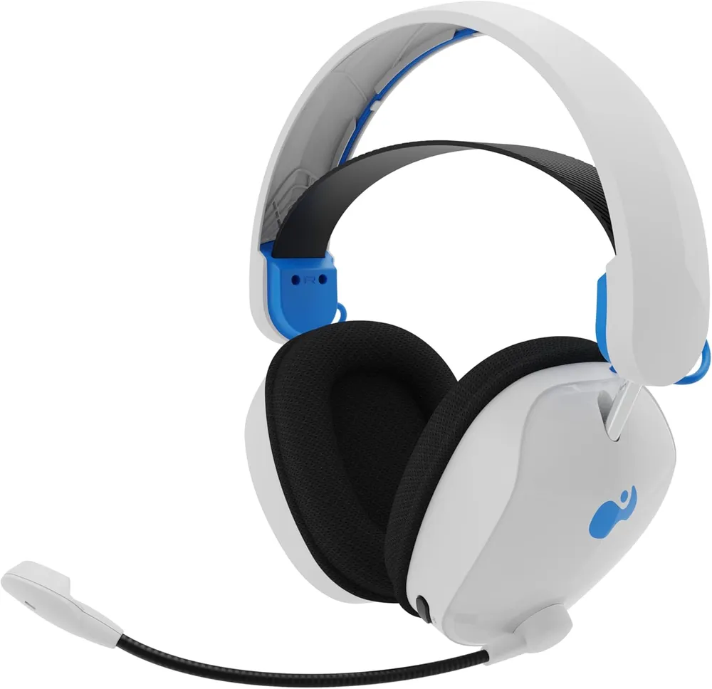 Auriculares Bluetooth sem fios PDP e dongle com microfone flip-to-mute e bateria com duração de 40 horas