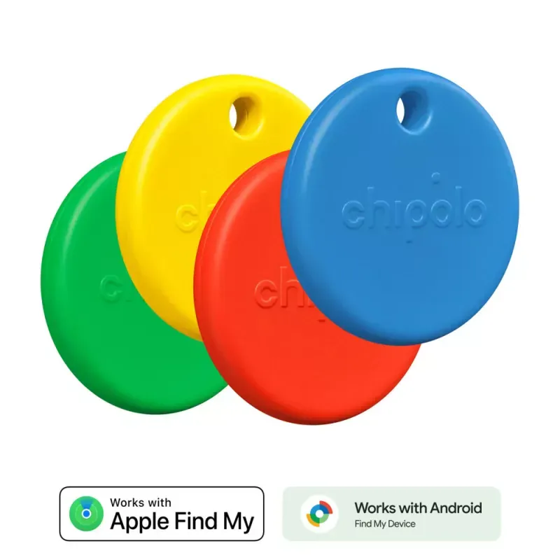 Chipolo - Chipolo POP (4x red/blue/yellow/green)