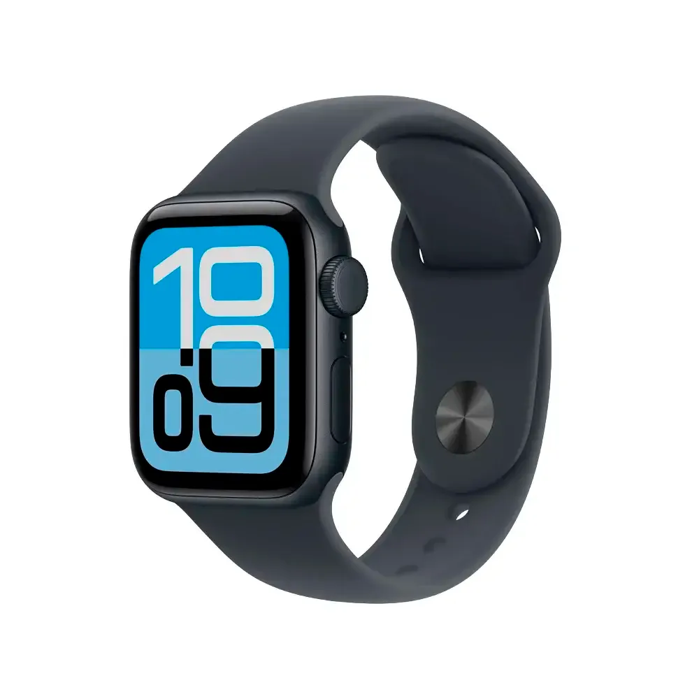 Smartwatch Apple Watch SE 3 Celular 40mm Alumínio Meia Noite c/ Bracelete Desportiva Meia-noite S/M