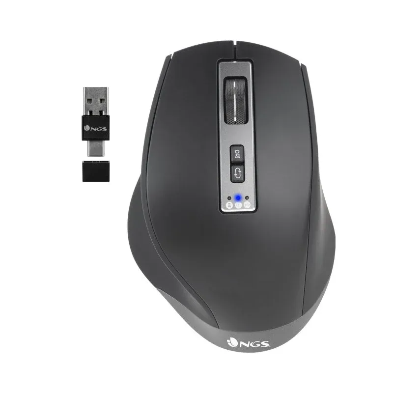 NGS Blur-RB Rato Wireless Laser Multi-Dispositivo Preto