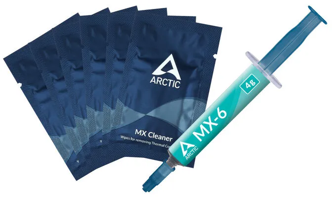 Pasta Térmica Arctic MX-6 inclui MX Cleaner (4g)