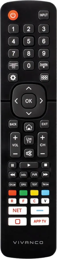 Comando TV VIVANCO HisenseVnhis