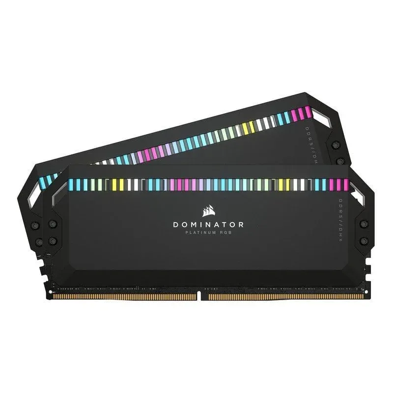 Memória RAM Corsair Dominator Platinum RGB 32GB (2x16GB) DDR5 6000MHz CL36 Pretos
