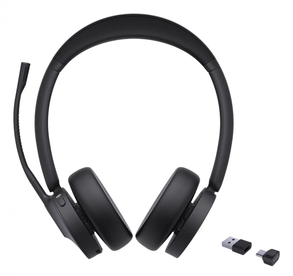 Headphones Bluetooth Yealink BH70 USB-C/USB-A Pretos