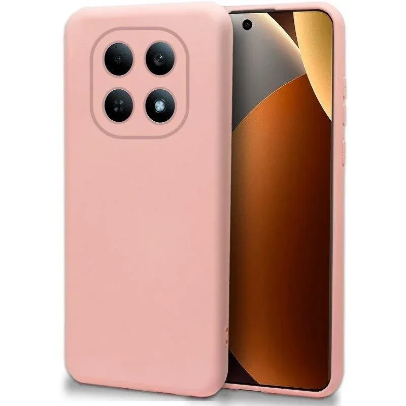 Capa para telemóvel Cool Silicone Flexível Rosa Proteção Total para Xiaomi Redmi Note 15 Pro 5G