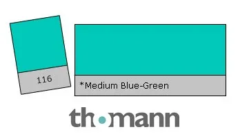 Lee Filter Roll 116 M. Blue Green